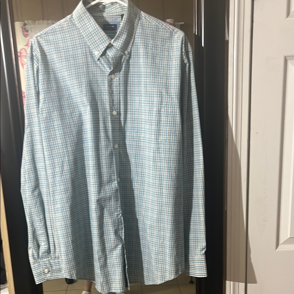 Arrow Blue Casual Button Down Shirt